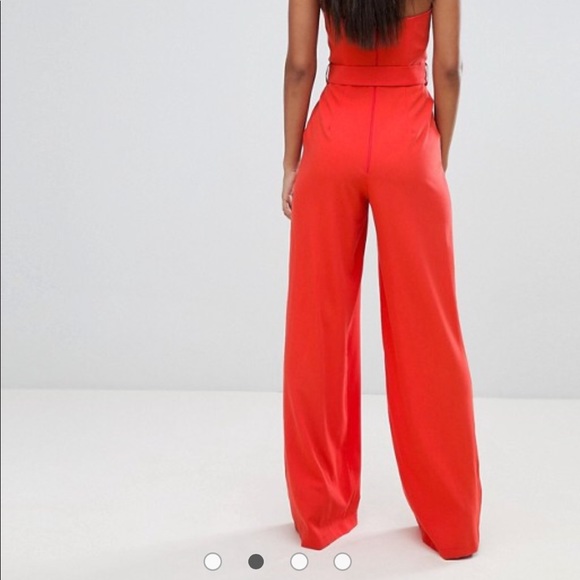 Tall Jumpsuit With Structured Bodice And Wide Leg - Picture 3 of 3